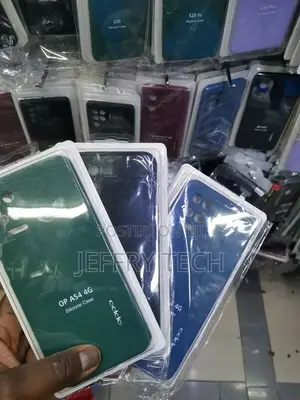 OPPO A54 Case Liquid Silicone Soft Rubber Shockproof Cover