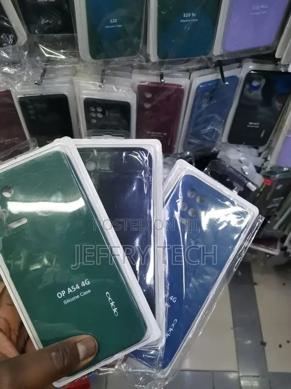 OPPO A54 Case Liquid Silicone Soft Rubber Shockproof Cover
