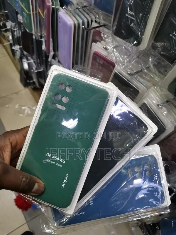 OPPO A54 Case Liquid Silicone Soft Rubber Shockproof Cover - thumbnail 2