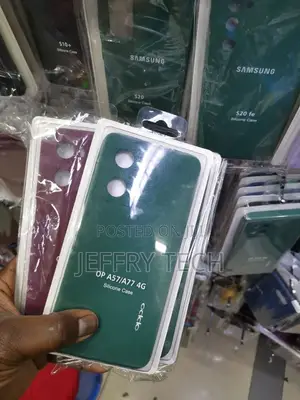 Silicone Case for OPPO A57 4G / A77 4G Green/Maroon