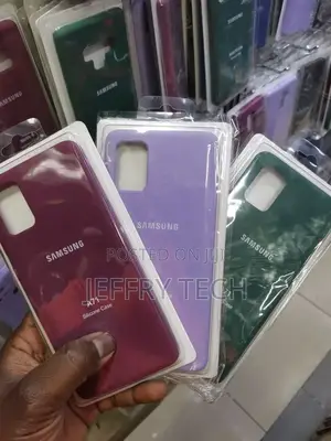 Samsung Galaxy A71 Cover -Purple - HQ Silica Gel Silicon Sho
