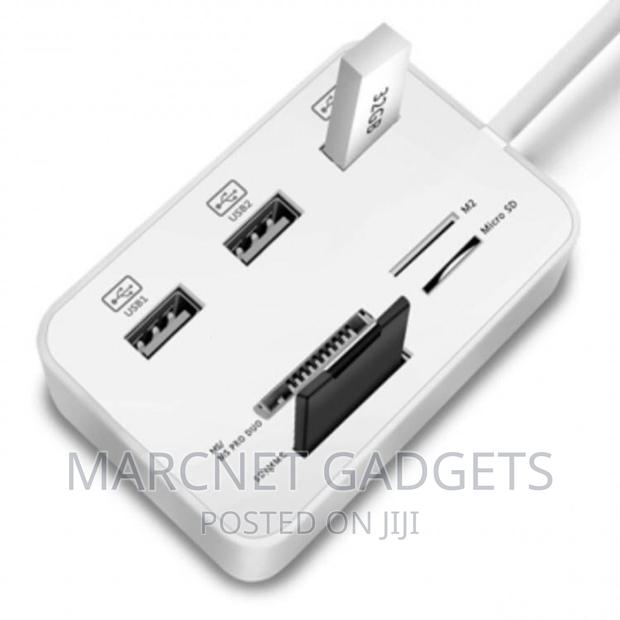 USB HUB Splitter Combo Card Reader Support Micro TF SD Card - main view