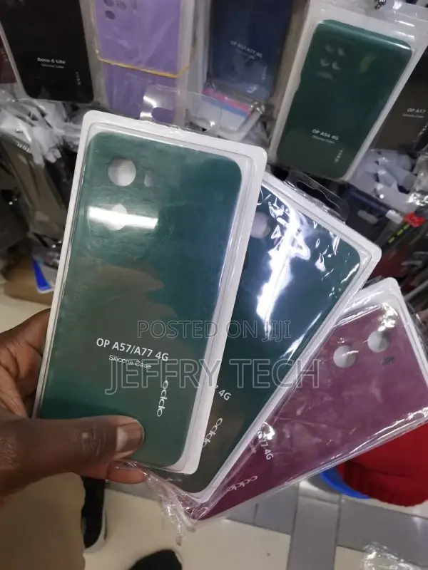 Oppo A77 4g Case Silicone Liquid Dark Green, Soft Oppo A57