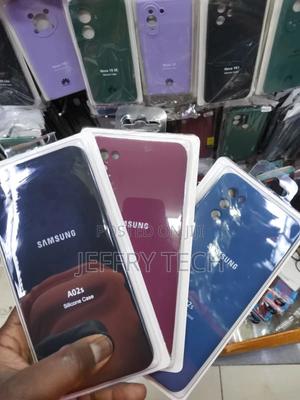 Samsung Galaxy A02S Case Blue Silicone Rubber Shockproof S - thumbnail 2