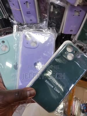 Purple Original Silicone Case for Apple iPhone 14 - thumbnail 2