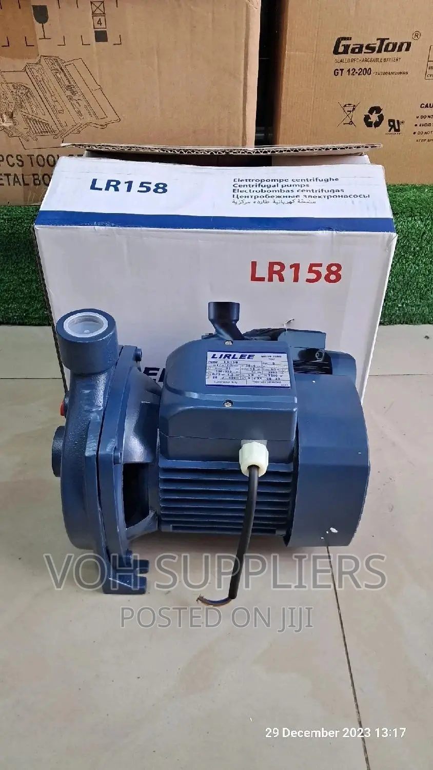 Lirlee 1hp Pump Single Phase