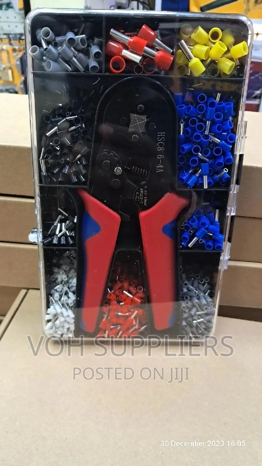 Electrical Wire Crimp Terminal, 1201pcs Cold Pressing .
