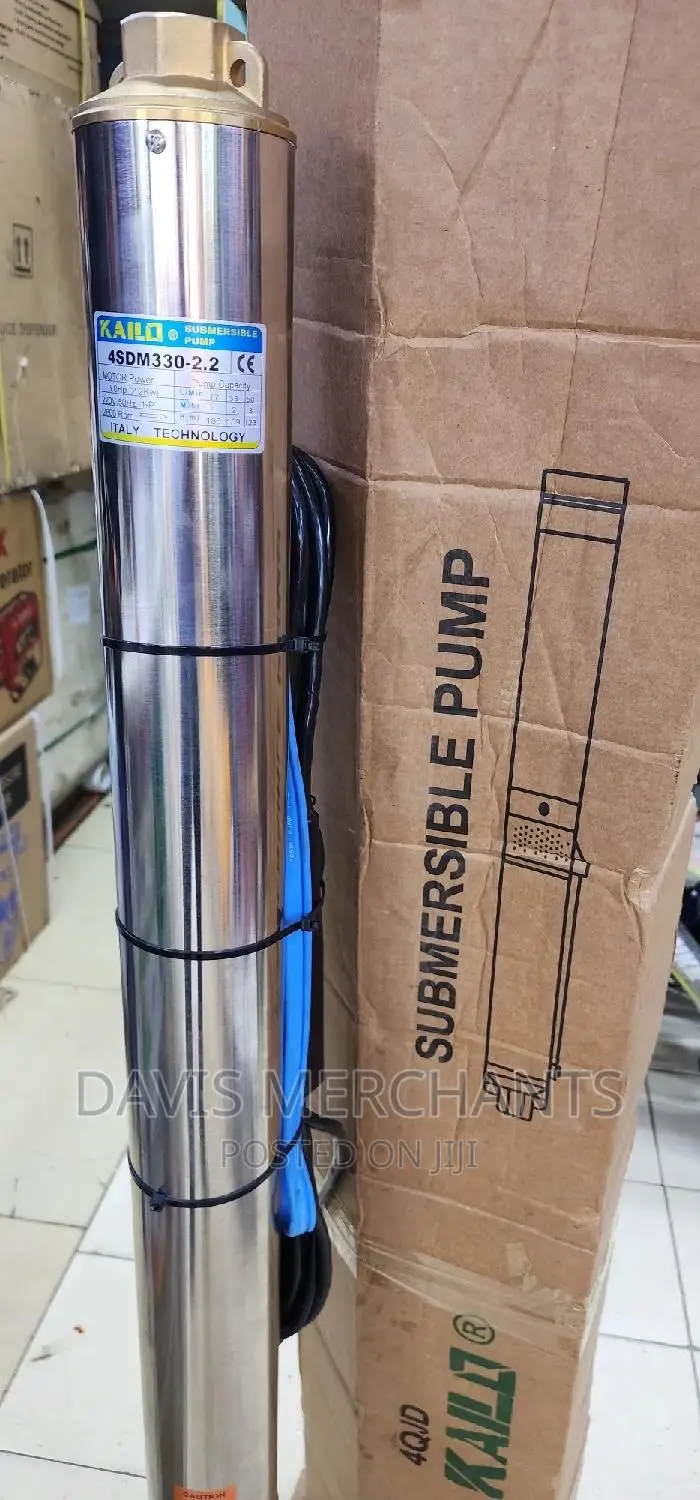Submersible Pump With 3hp 2.2kva and a Max Head of 196M
