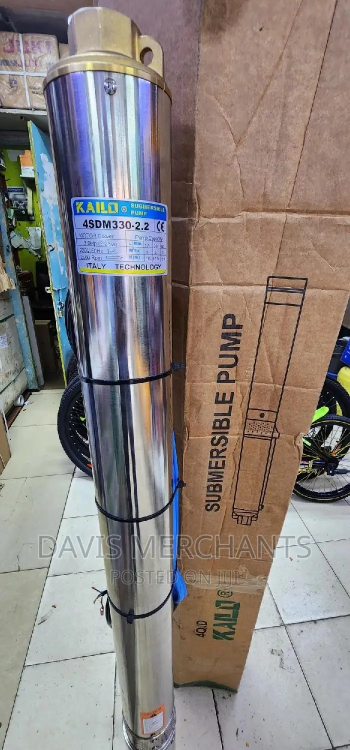 Submersible Pump With 3hp 2.2kva and a Max Head of 196M