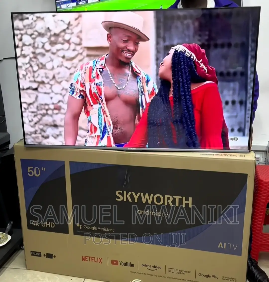 Skyworth 50′′ Uhd Frameless Smart Android Tv Black