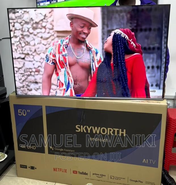Skyworth 50′′ Uhd Frameless Smart Android Tv Black - thumbnail 9