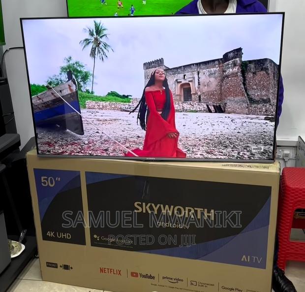 Skyworth 50′′ Uhd Frameless Smart Android Tv Black - thumbnail 10