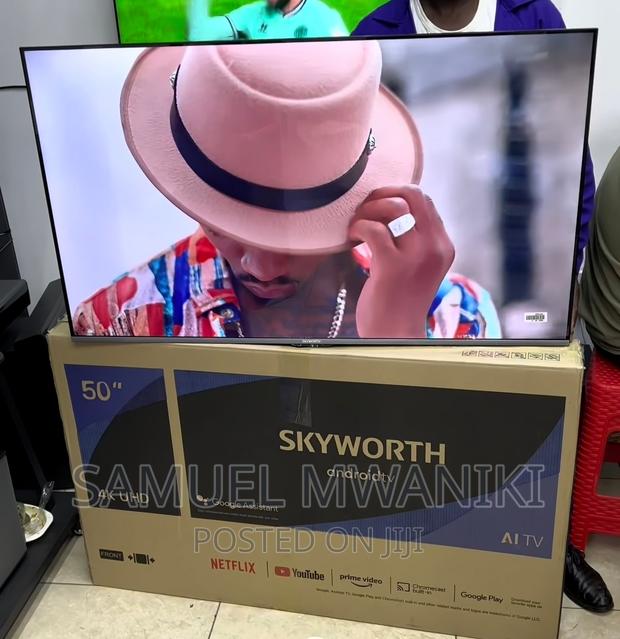 Skyworth 50′′ Uhd Frameless Smart Android Tv Black - thumbnail 8