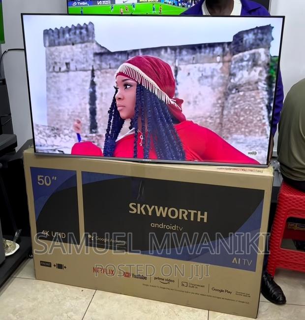 Skyworth 50′′ Uhd Frameless Smart Android Tv Black - thumbnail 13