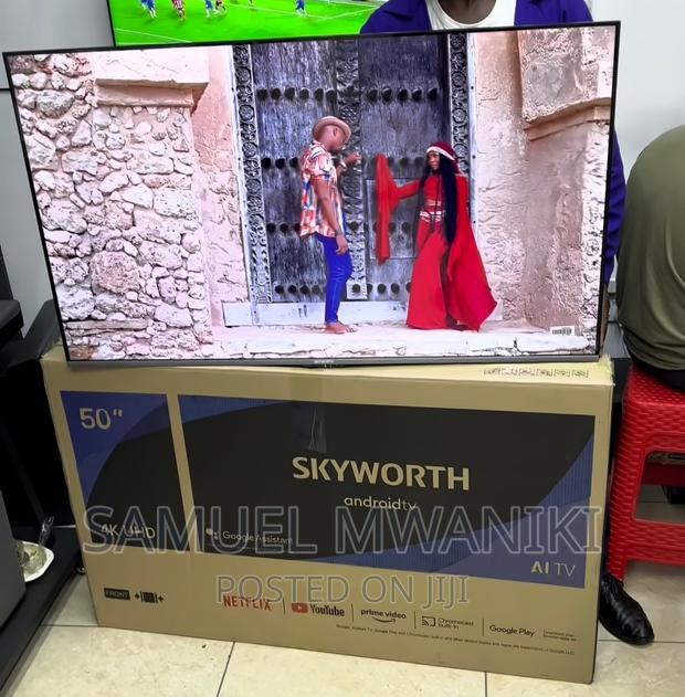 Skyworth 50′′ Uhd Frameless Smart Android Tv Black - thumbnail 12