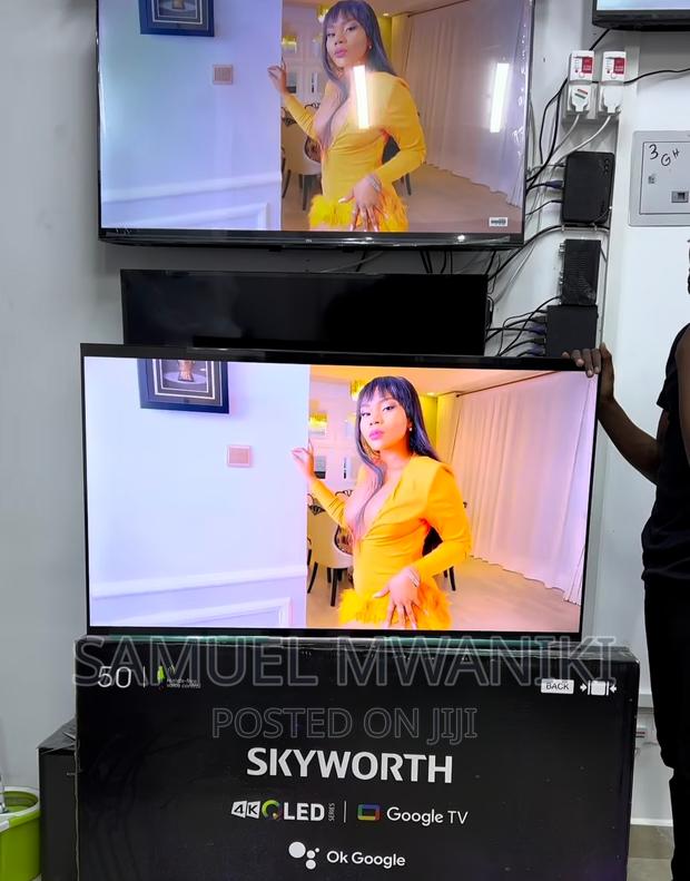 Skyworth 50'' Qled Uhd Google Smart Tv Frameless Design - thumbnail 4
