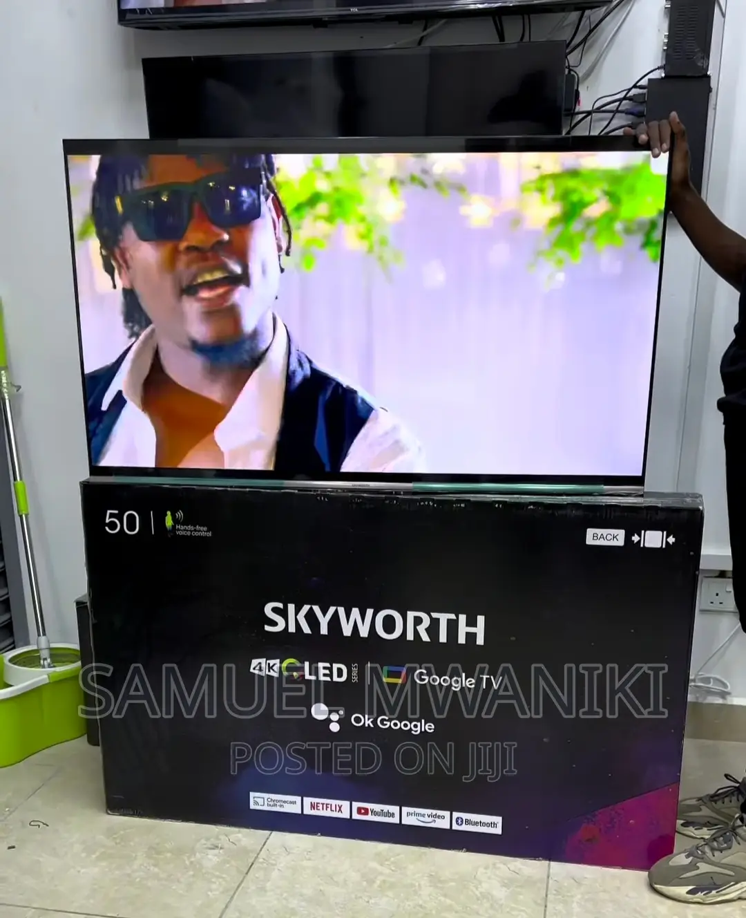 Skyworth 50'' Qled Uhd Google Smart Tv Frameless Design