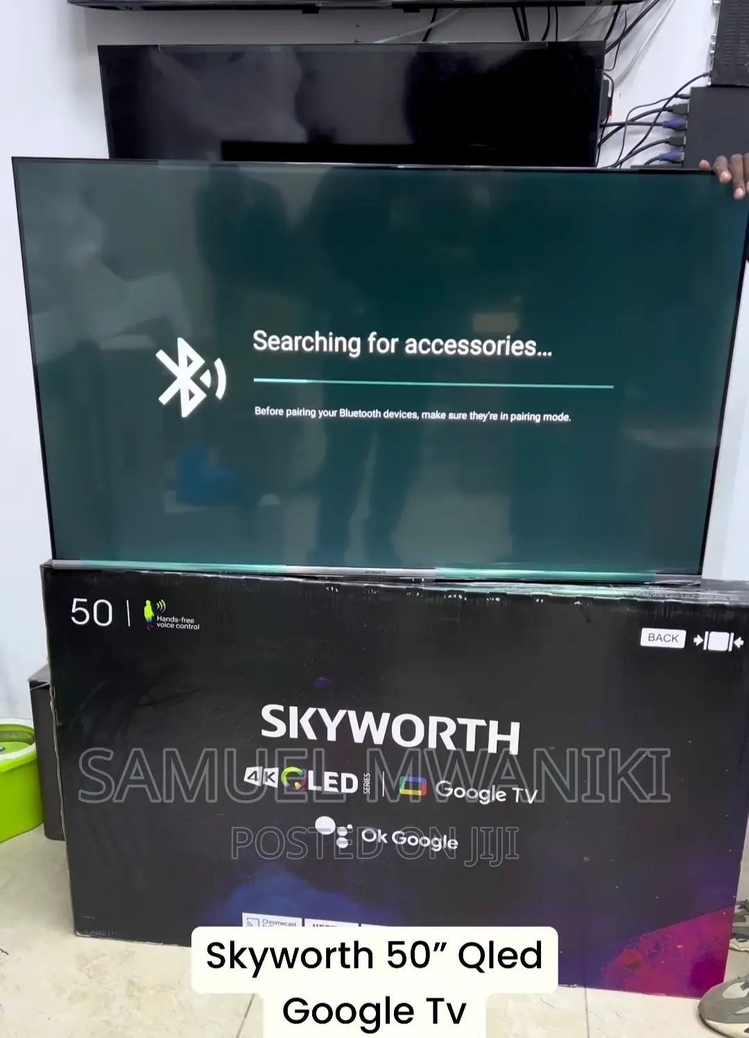 Skyworth 50'' Qled Uhd Google Smart Tv Frameless Design