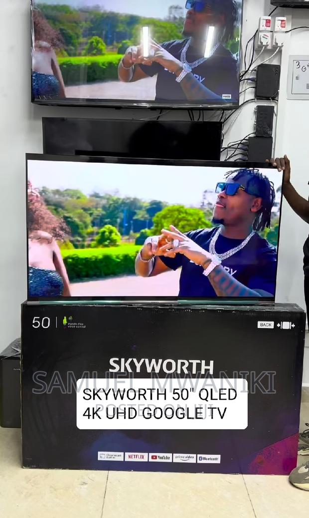 Skyworth 50'' Qled Uhd Google Smart Tv Frameless Design - thumbnail 2