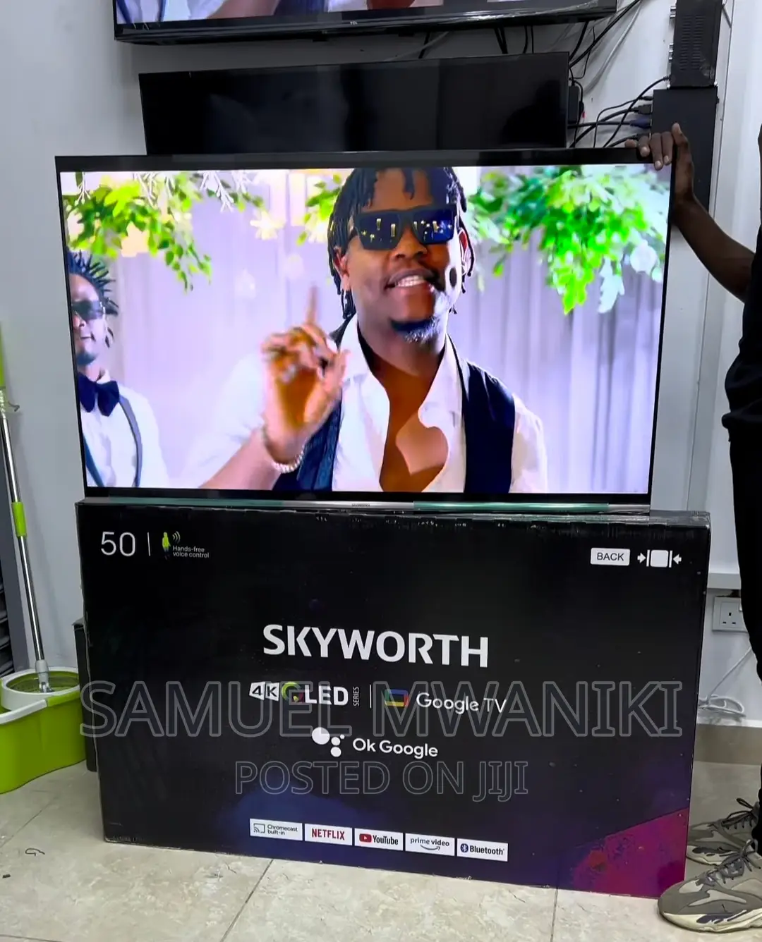 Skyworth 50'' Qled Uhd Google Smart Tv Frameless Design
