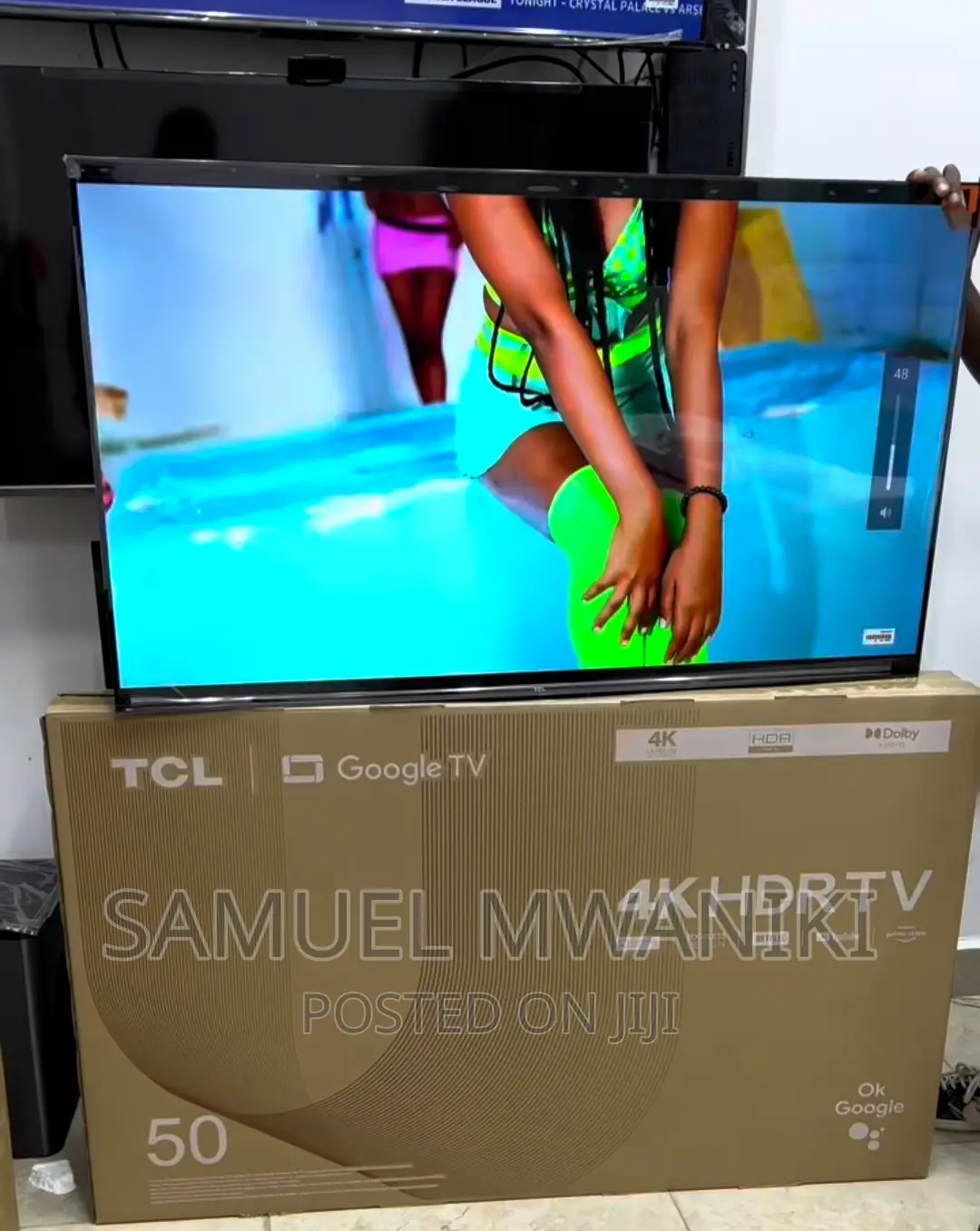 TCL 50” Frameless Uhd Google Tv With Voice Control