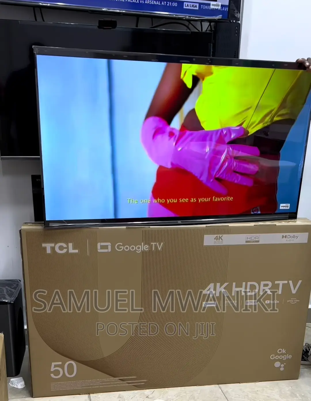 TCL 50” Frameless Uhd Google Tv With Voice Control