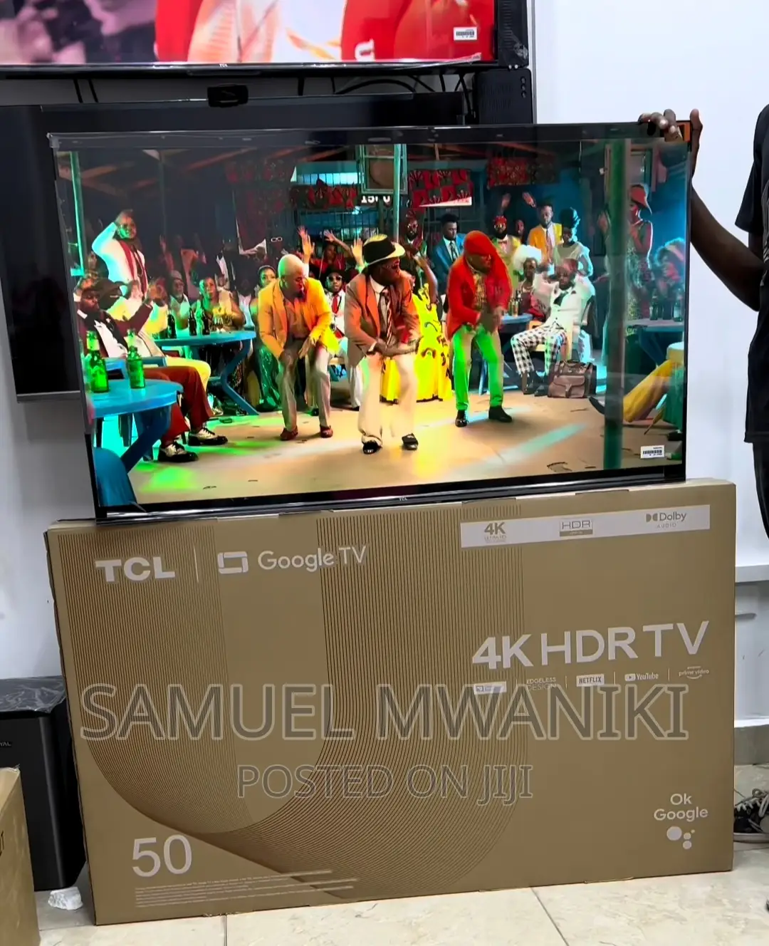 TCL 50” Frameless Uhd Google Tv With Voice Control