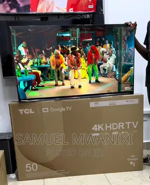 TCL 50” Frameless Uhd Google Tv With Voice Control
