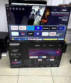 Vision Plus 40'' Frameless FHD Smart TV 2023 Latest Model