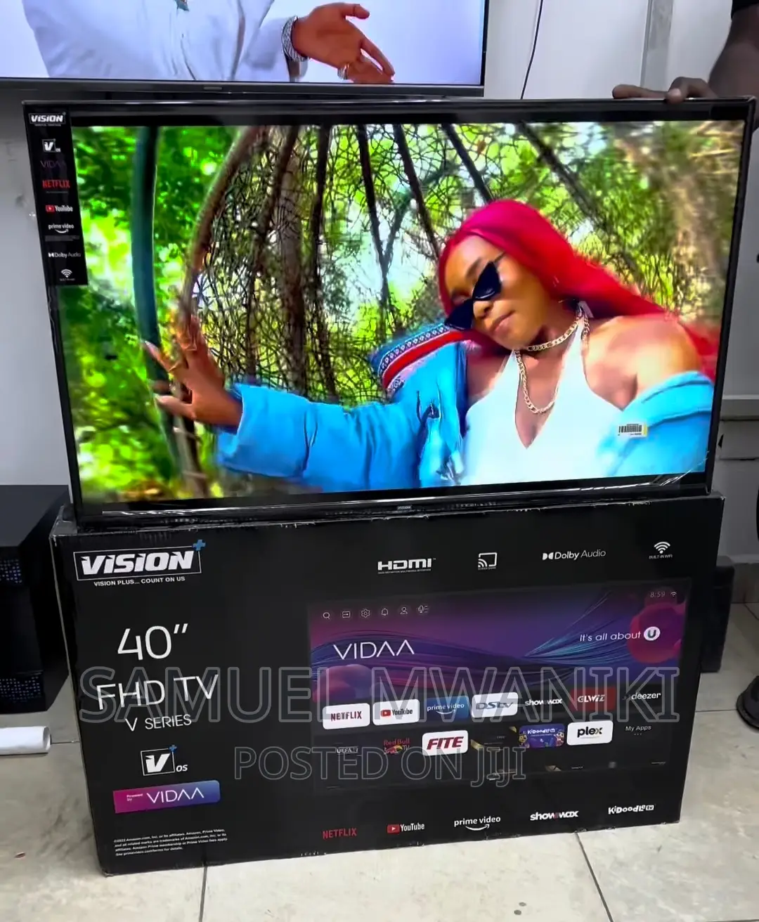 Vision Plus 40'' Frameless FHD Smart TV 2023 Latest Model
