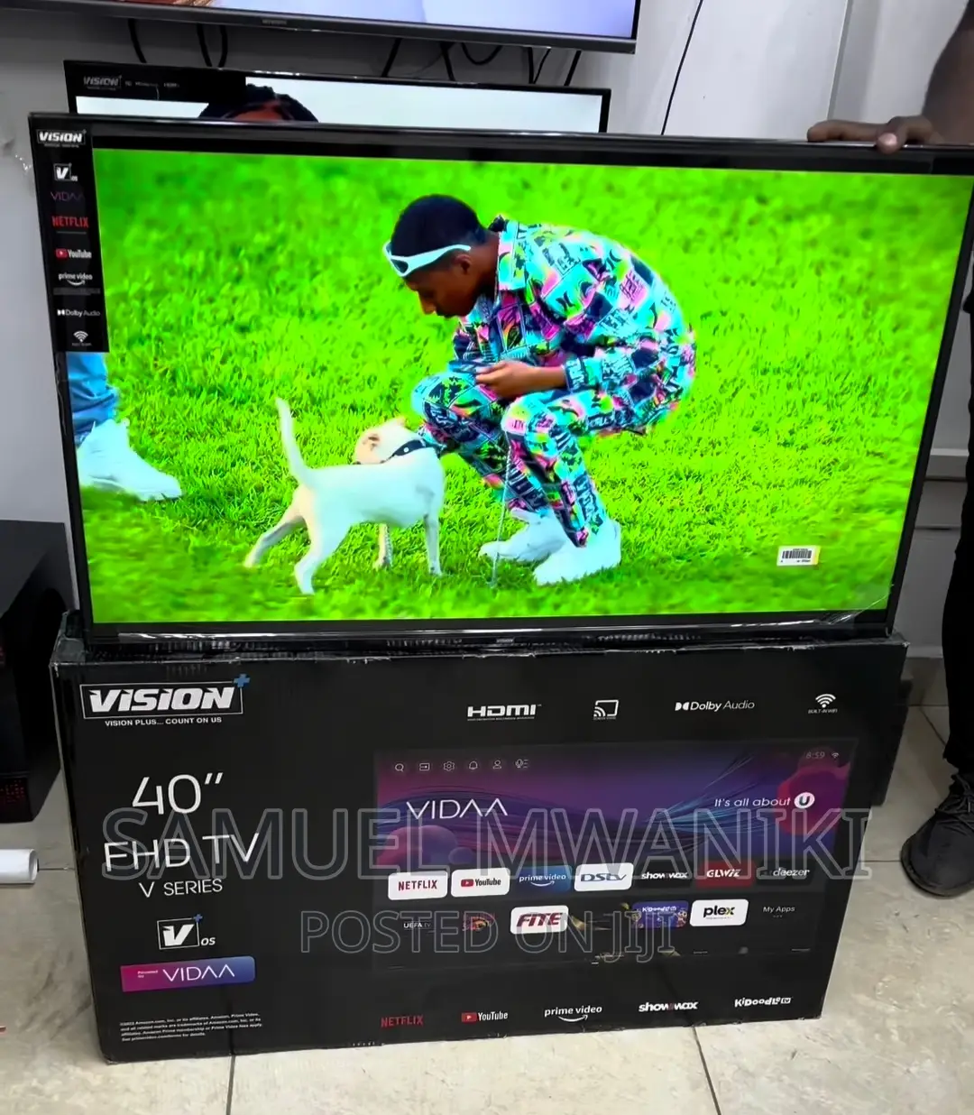 Vision Plus 40'' Frameless FHD Smart TV 2023 Latest Model