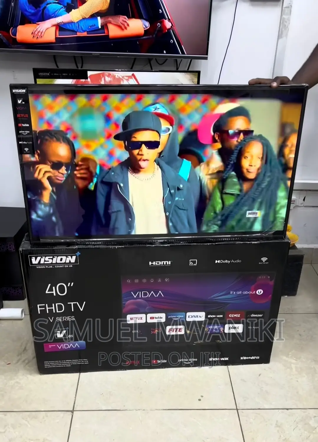 Vision Plus 40'' Frameless FHD Smart TV 2023 Latest Model