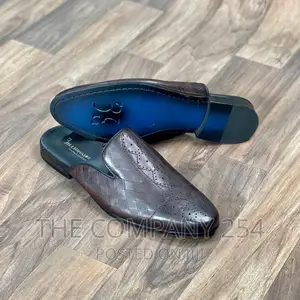 Legitimate Official Business Smart Casual Mens Leather Mules