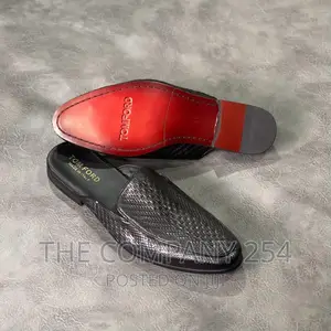 Legitimate Official Business Smart Casual Mens Leather Mules