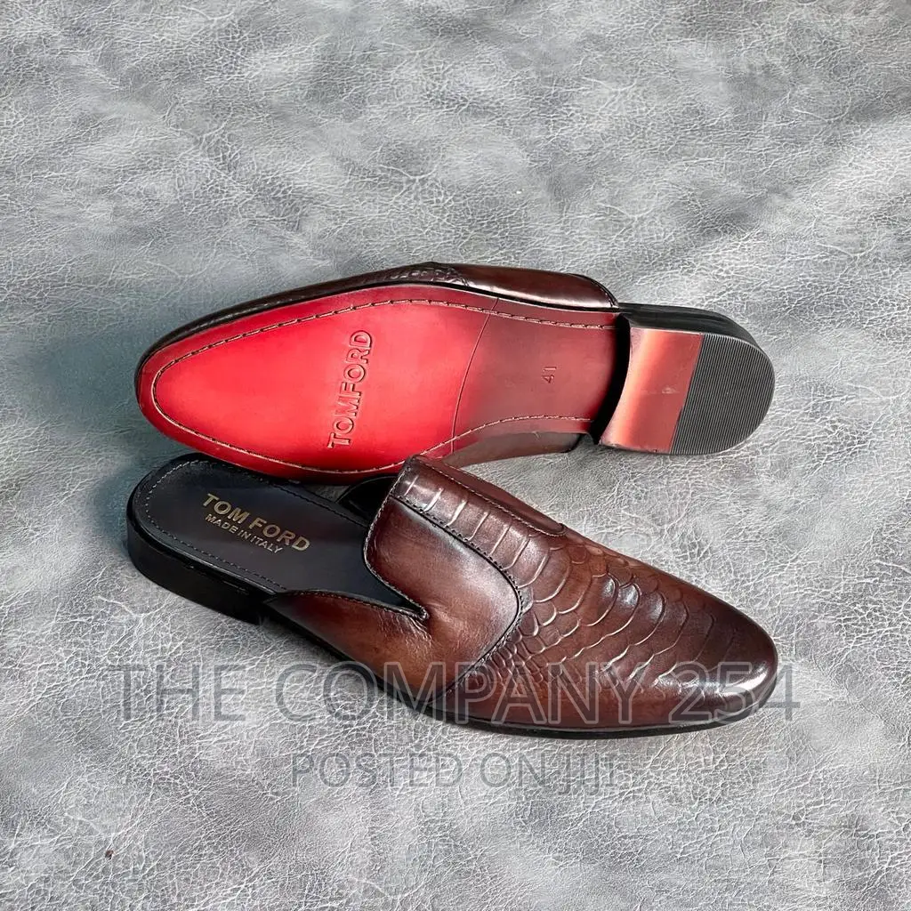 Legitimate Official Business Smart Casual Mens Leather Mules