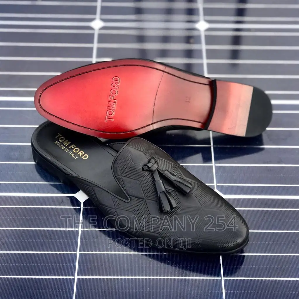 Legitimate Official Business Smart Casual Mens Leather Mules