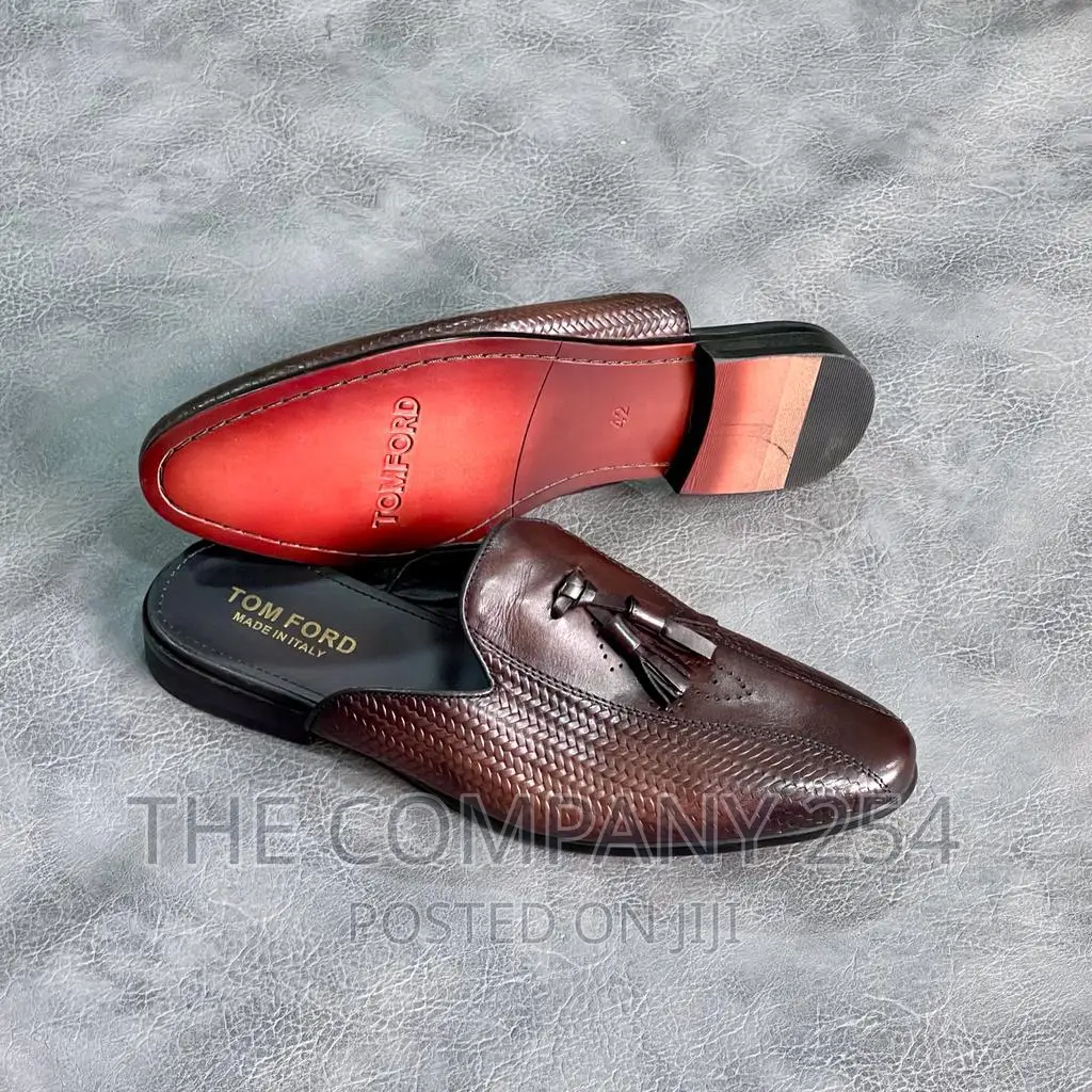 Legitimate Official Business Smart Casual Mens Leather Mules