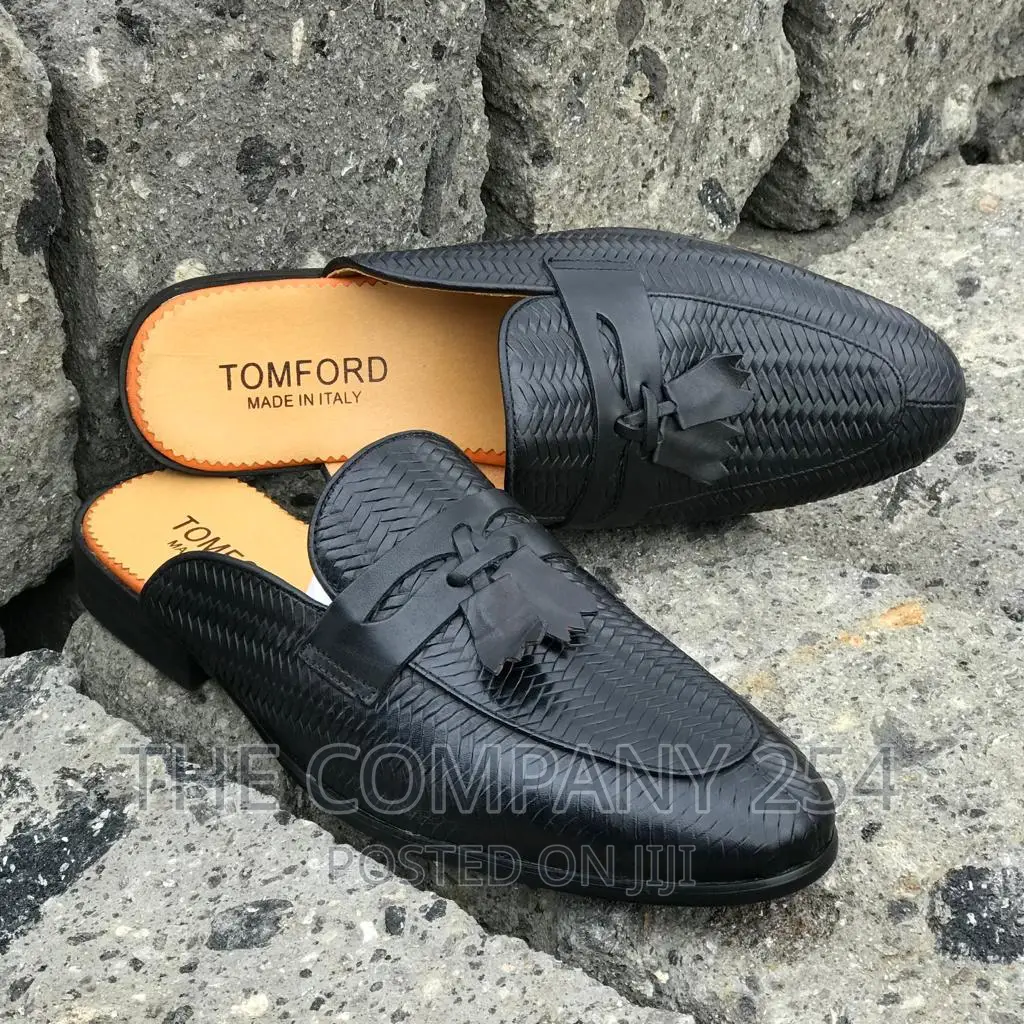 Legitimate Official Business Smart Casual Mens Leather Mules
