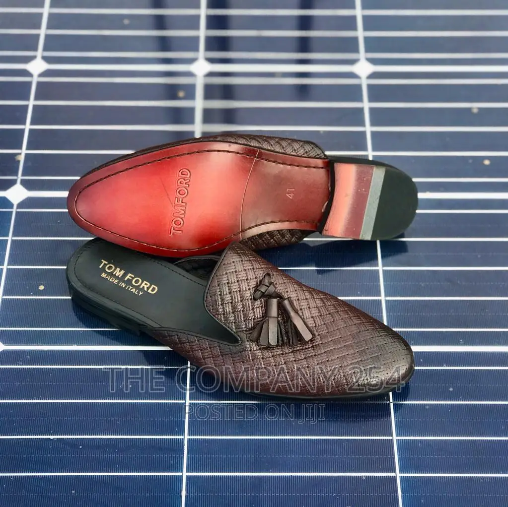Legitimate Official Business Smart Casual Mens Leather Mules