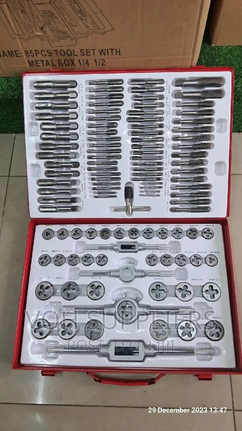115pcs Taps and Die With M16 .
