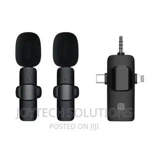 3 in 1 Wireless Dual Microphone for Liverstreaming Vlog