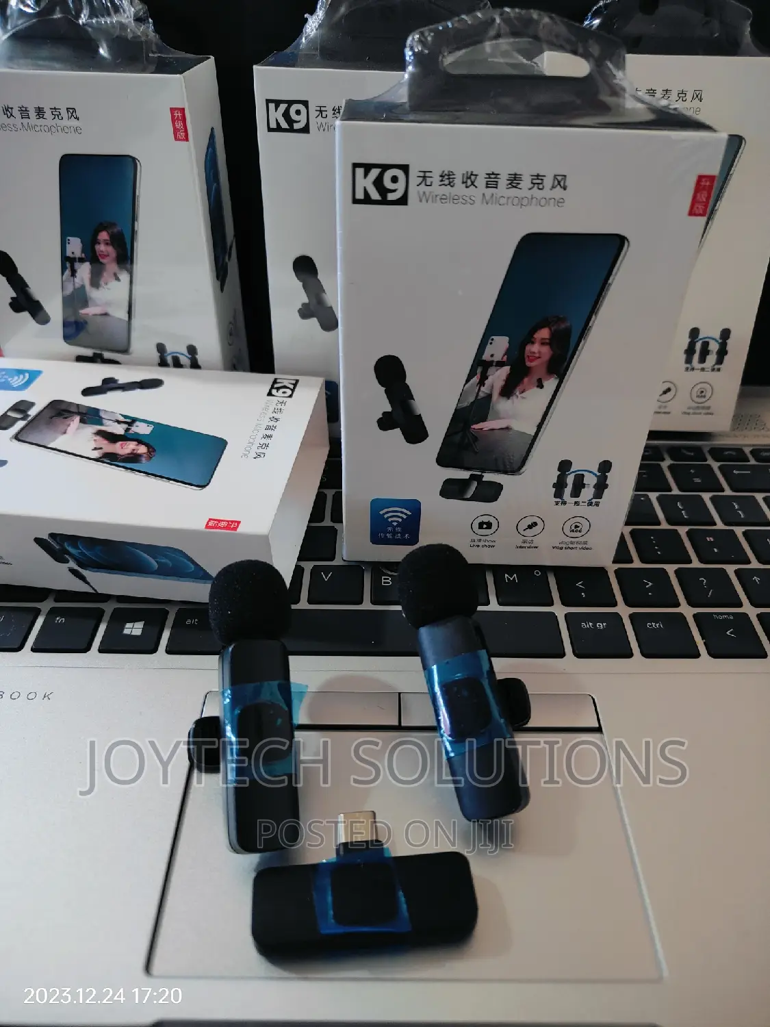 2in1 Bluetooths Microphone Wireless Lavalier Microphone