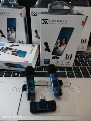2in1 Bluetooths Microphone Wireless Lavalier Microphone
