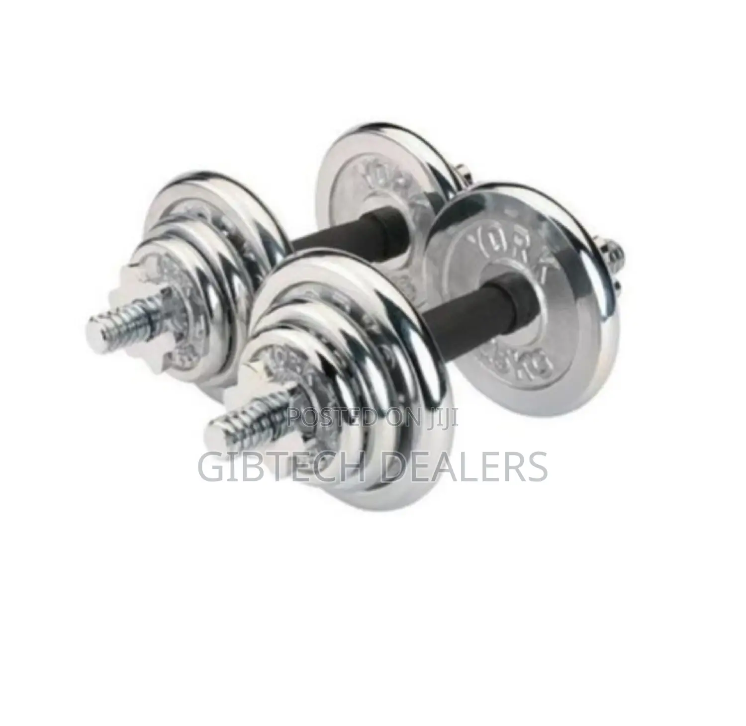 10kg Assembled Chrome Dumbells