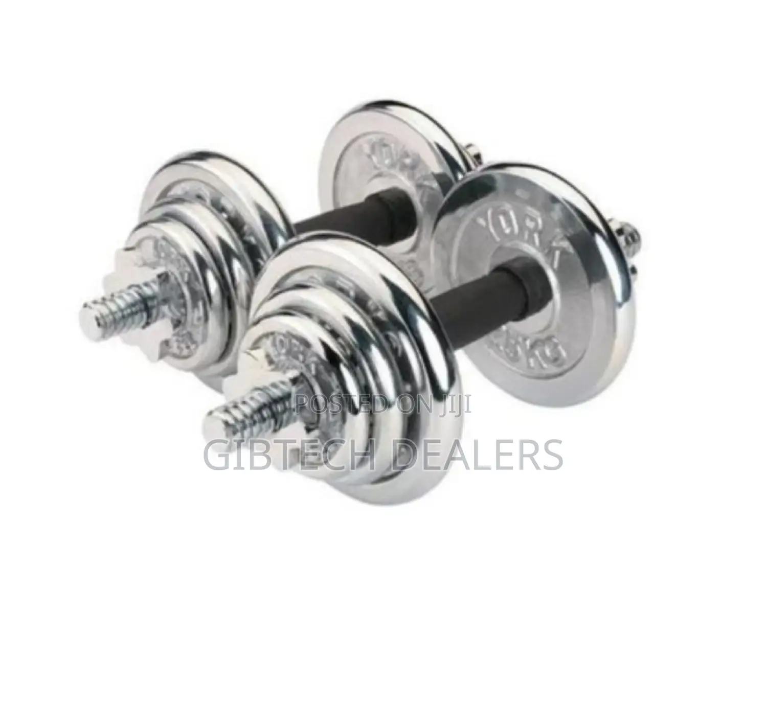 Chrome Dumbell Assembled 10kg