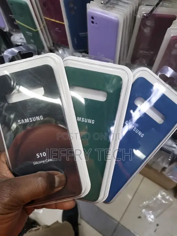 Back Cover for Samsung S10 Plus Liquid Silicone Full Body Pr