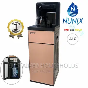 *Nunix A1C Hot and Cold Bottom Load Dispenser Champagne.