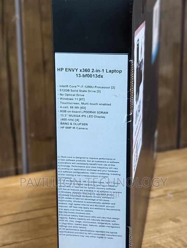 Laptop HP Envy 13 8GB Intel Core I7 SSD 512GB - thumbnail 3