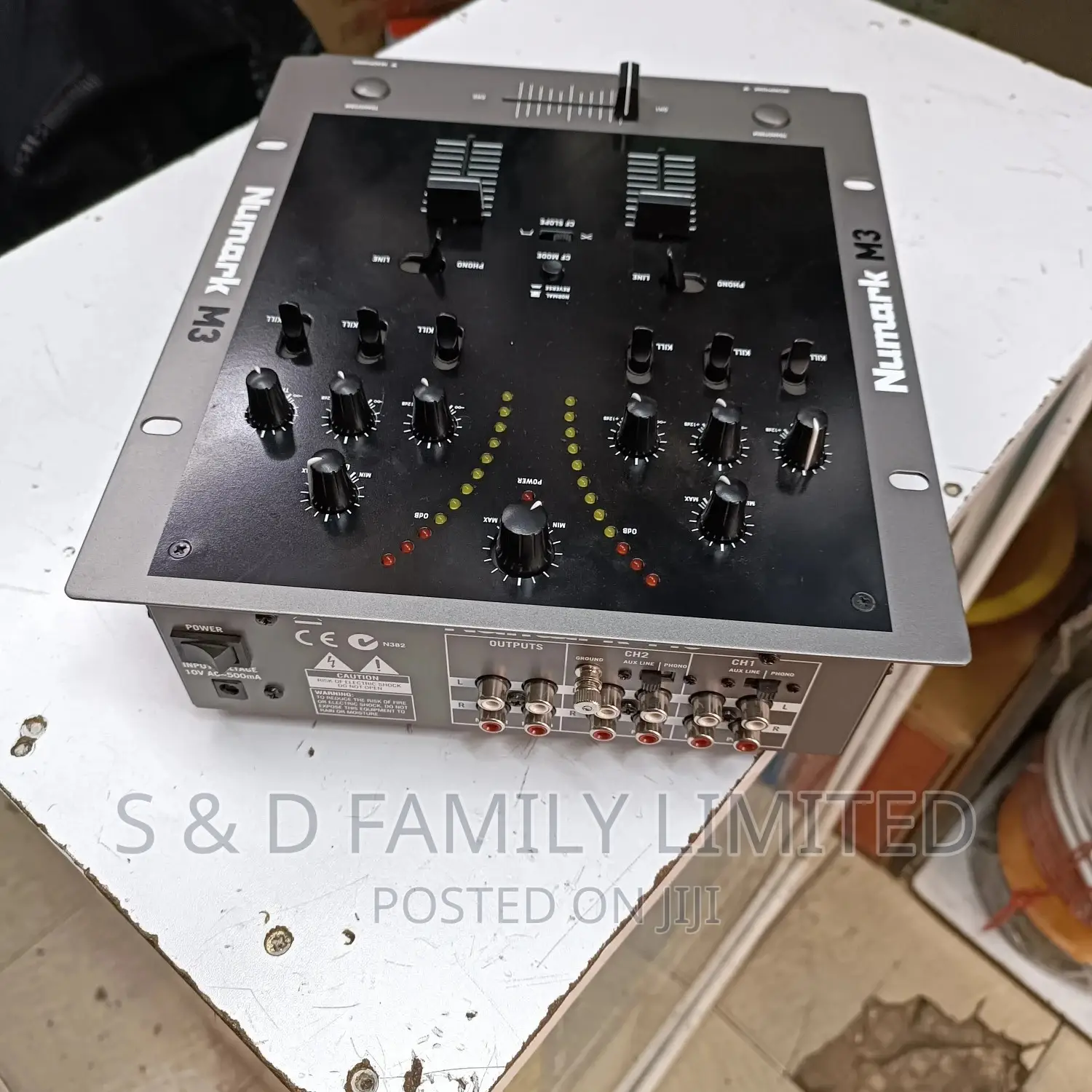 Numark M3 2-Channel Scratch Mixer With Three-Band Eqs