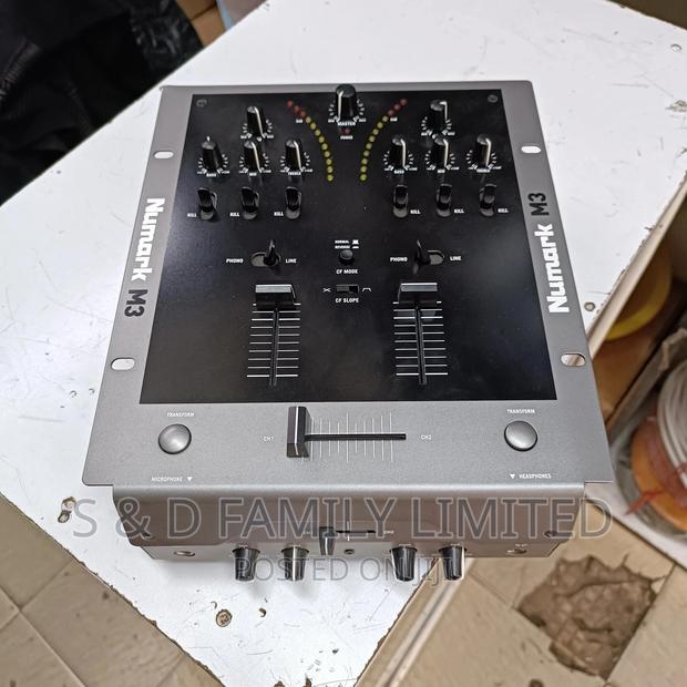 Numark M3 2-Channel Scratch Mixer With Three-Band Eqs - main view